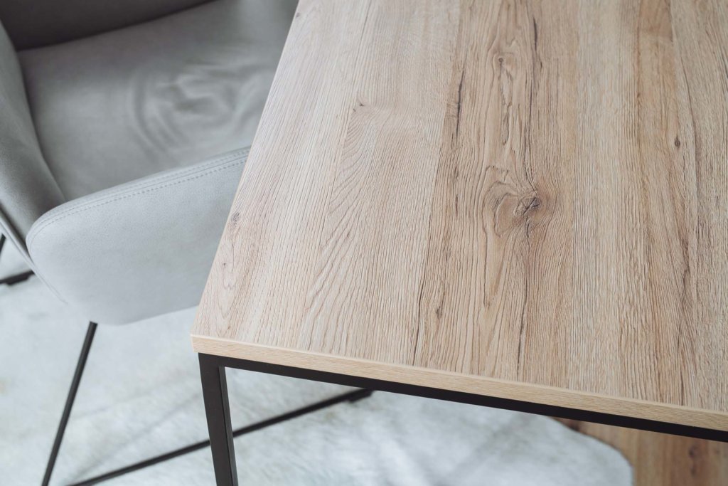 Tischplatte Holzplatte Holzzuschnitt beschichtet 8 Dekore/Farben 25 mm ABS-Kante 