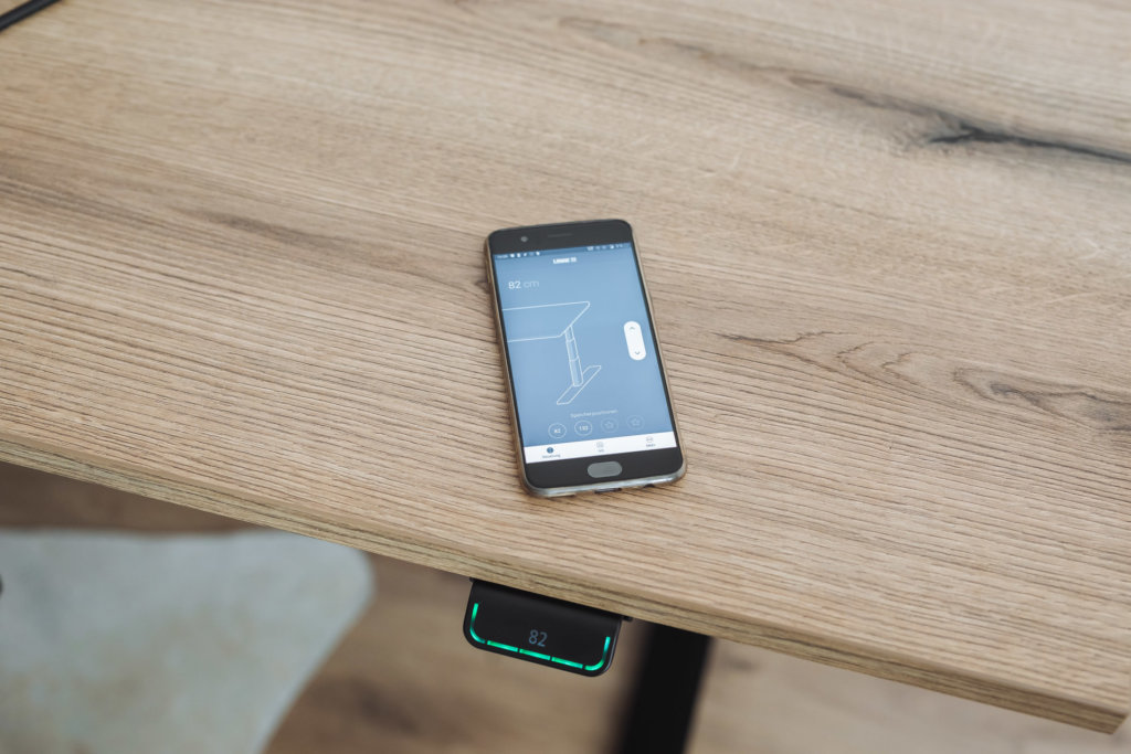Tischgestell höhenverstellbar Schreibtisch Linak mit App Funktion