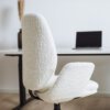 Moderner Bürostuhl mit Bouclé Stoff